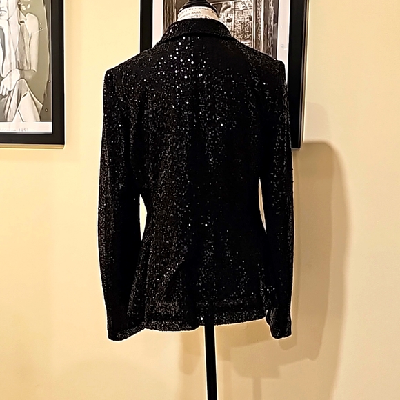 NWT Anne Klein sz 14 blk blazer - Picture 3 of 10